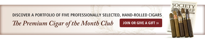 Join or Give the Premium Cigar of the Month Club