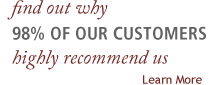 Find Out Why Our Customers Recommend Us