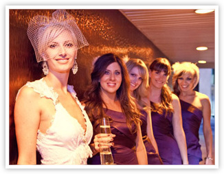 Bride with Bridesmaids