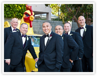 Groom with Groomsmen