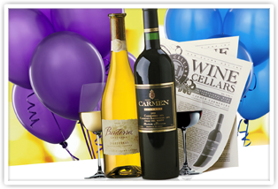 Wine Bottles With Balloons